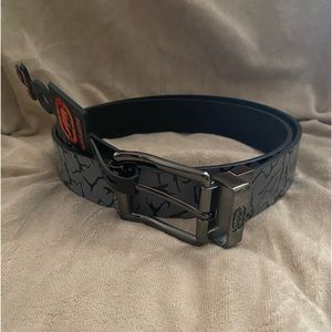 ecko unltd. Reversible Elephant print/Black Belt